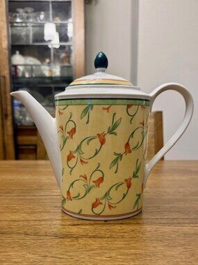 "DESSINA" German Porcelain Teapot from Bavaria